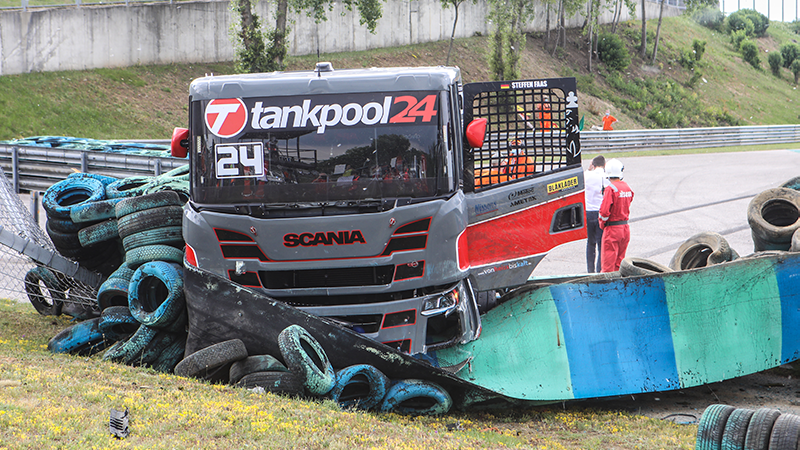 Steffen Faas im Scania Truck vom Tankpool24 Racing Team am Hungaroring 